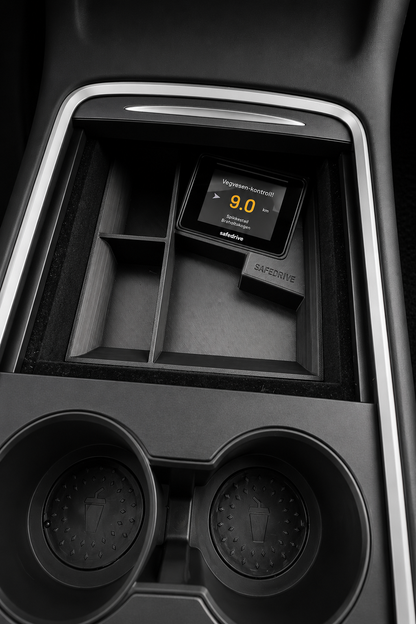 Tesla Y / 3 Safedrive integrert holder midtkonsoll