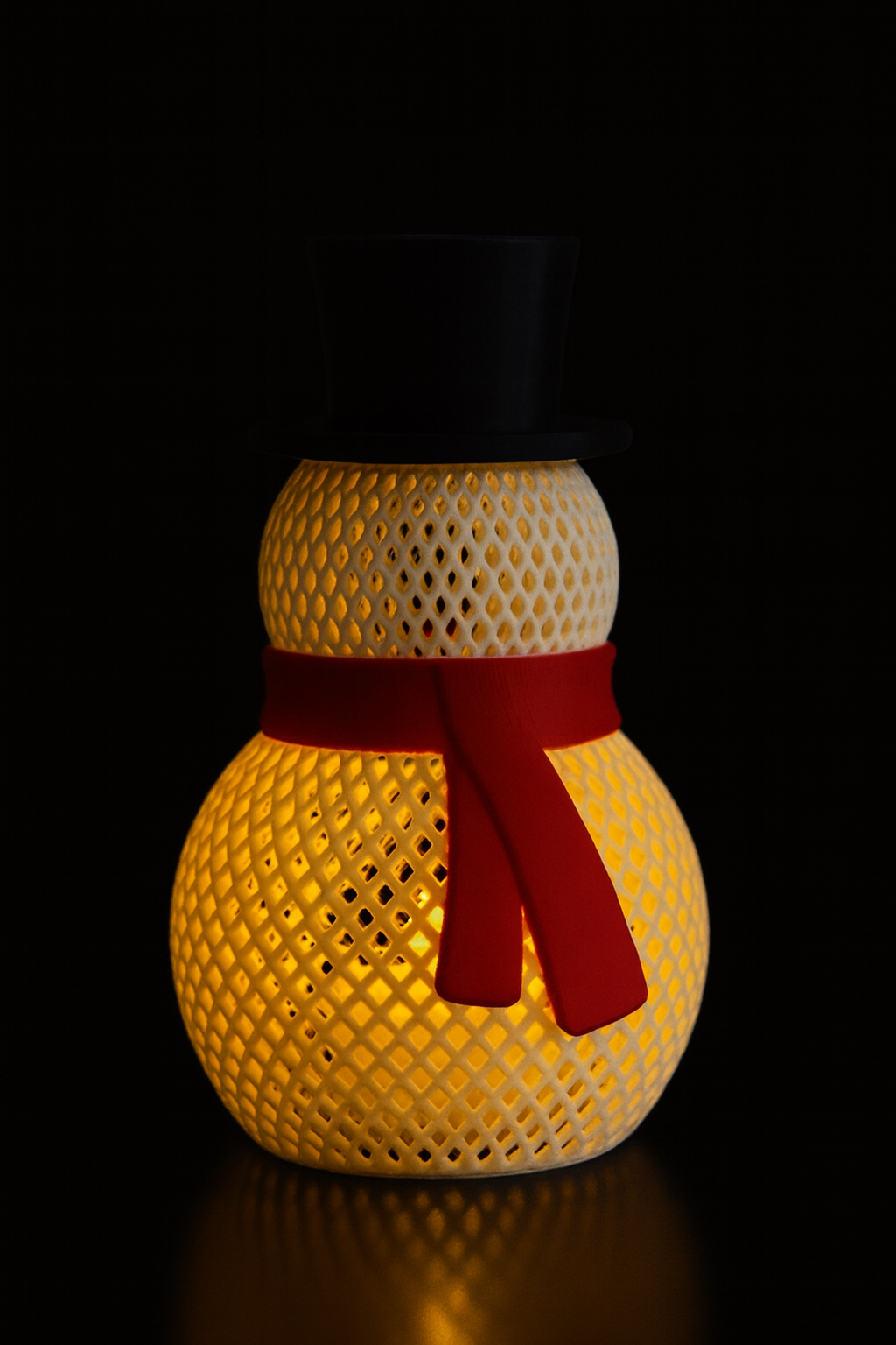 Snømann til Led Telys