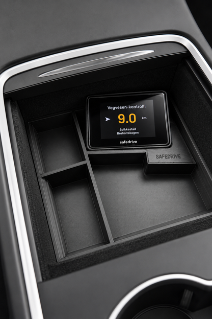 Tesla Y / 3 Safedrive integrert holder midtkonsoll