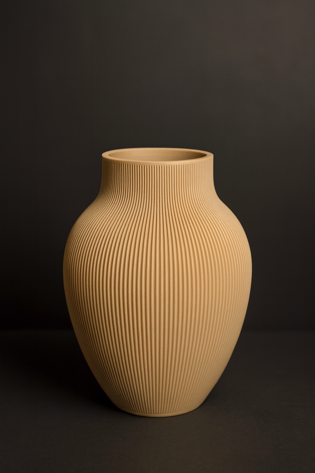 Moderne Rillet Vase