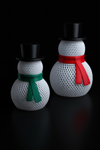 Snømann til Led Telys