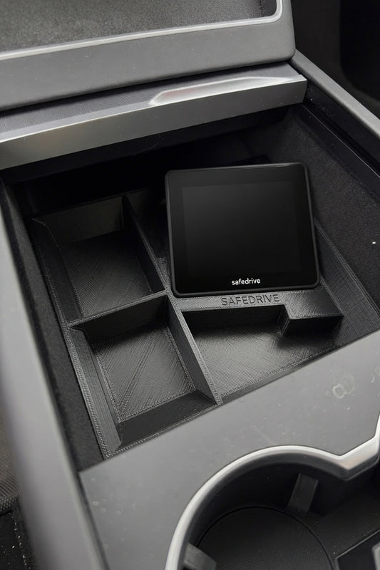 Tesla Y / 3 Safedrive integrert holder midtkonsoll