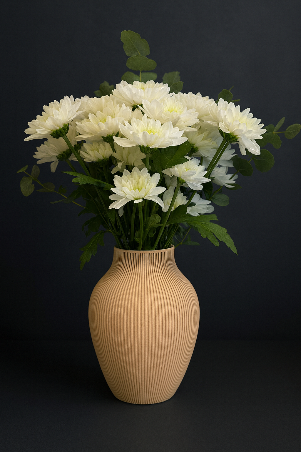 Moderne Rillet Vase