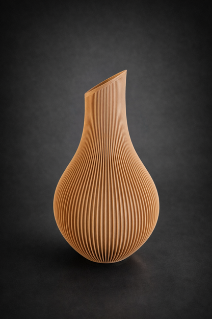 Japandi Vase i Moderne 3D-Print