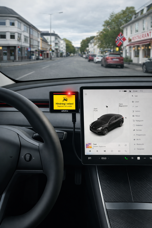 Safedrive mount - biler med skjerm