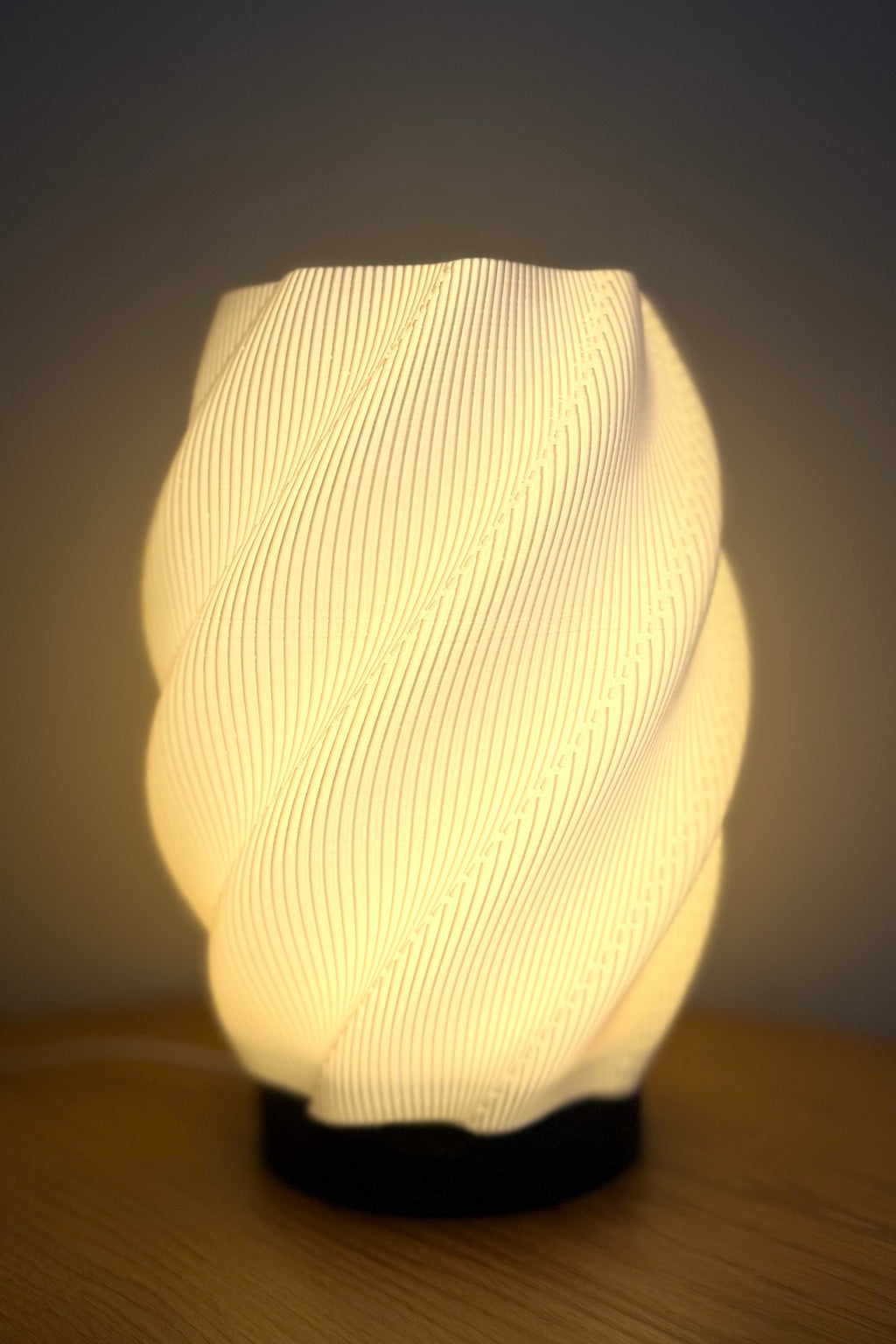 Lampe Spiralvase